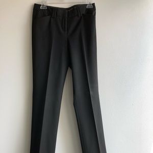 Express black wide-leg trouser pants